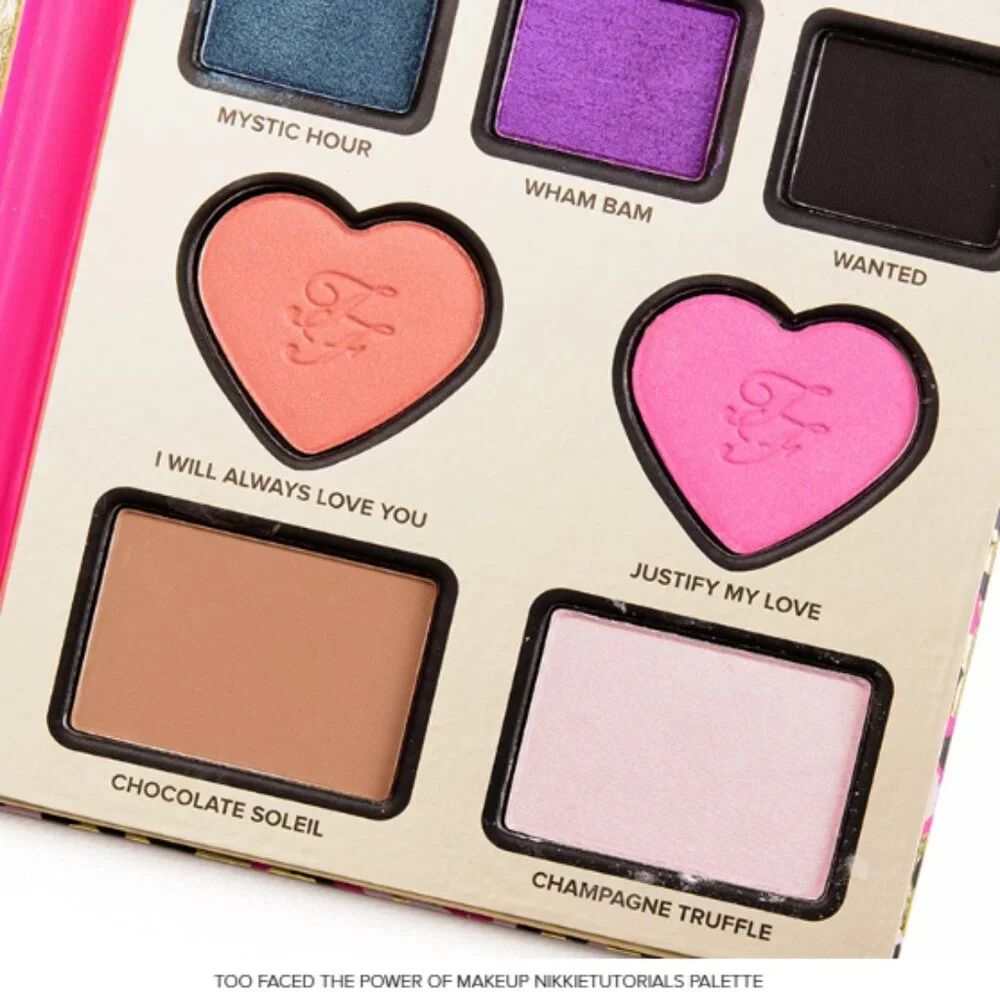 Limited Edition Too Faced The Power of Makeup Palette Nikkie Tutorials Set NIB